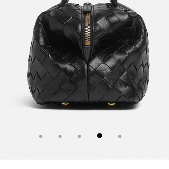 BOTTEGA VENETA Mini Bauletto intrecciato leather tote - Picture 2 of 7